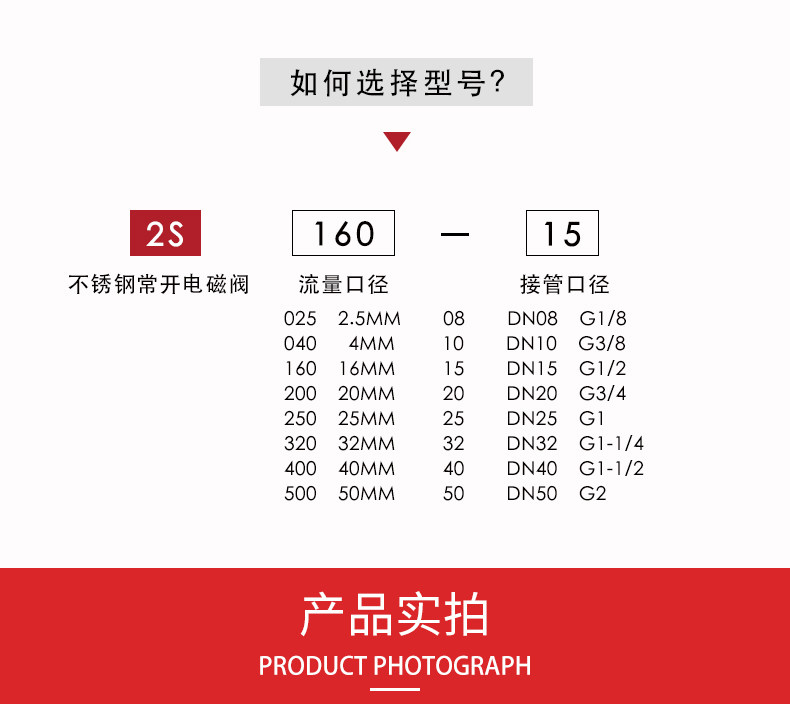 Газовый клапан 不锈钢304电磁阀 常开水阀气阀2s160-15 四分六分1寸 ac220vdc24v