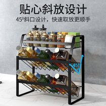 Stainless steel color material rack kitchen household floor