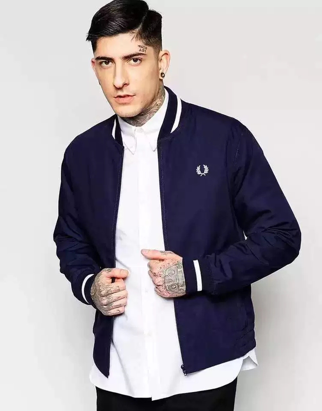 Autumn Wheat Ear Jacket Men's Coat Business Casual Men's Spring and Autumn Versatile Flight Baseball Jacket