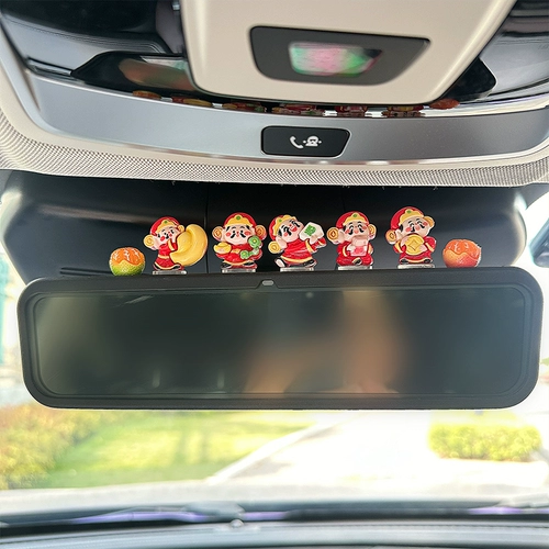 2025 последние популярные автомобильные украшения «Бог богатства» Интернет знаменитости экран центральной консоли лежащие украшения интерьера автомобиля