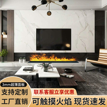 3d atomization fireplace TV cabinet Embedded steam humidifier emulation flame Custom American fireplace Decorative Pendulum