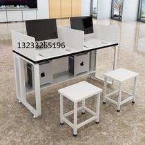 School Room Microcomputer Desk Classroom Training Table Double Computer Training Desk Computer Training Course Desk Stool Office Computer Desk