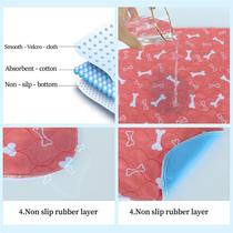 Reusable Pet Urine Pad Washable Dog cat Diaper Mat 3 Layer 1