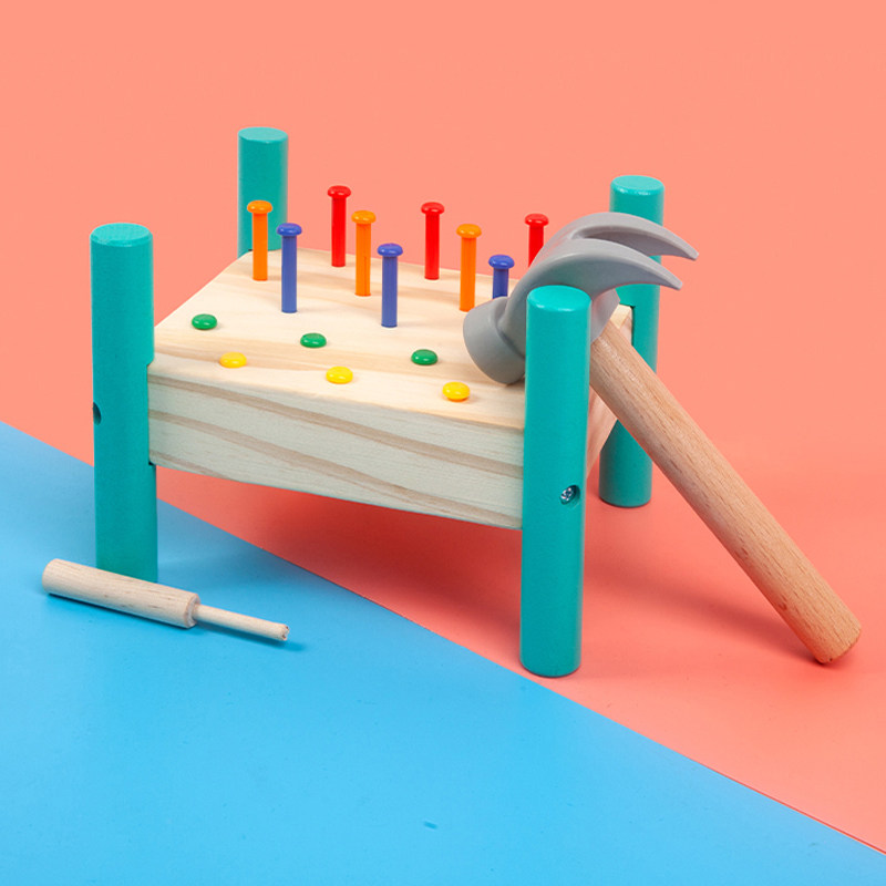 Early education teaching aids knocking table knocking music knocking fun leisure games 2-3-4 years old children's educational toys