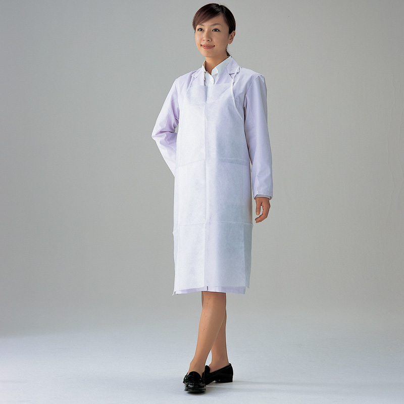 ASONE disposable apron PP non - woven PP plastic apron imported waterproof apron kitchen working apron