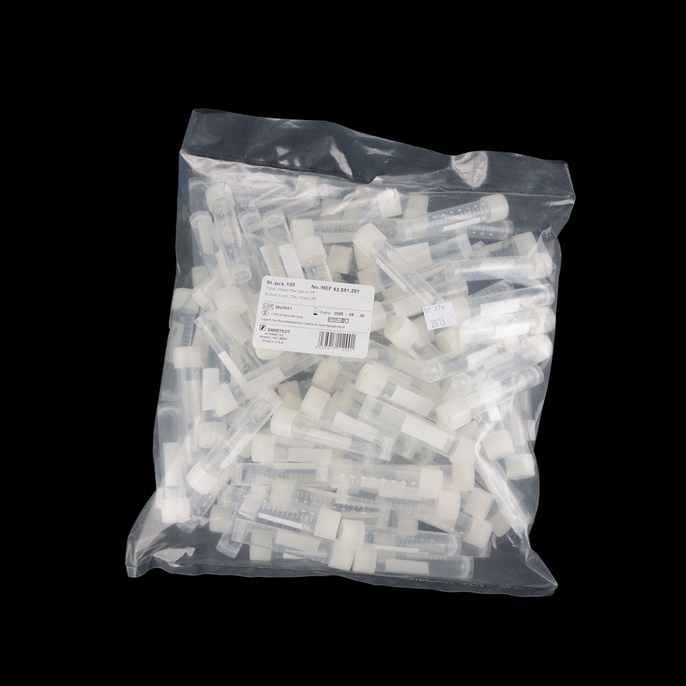 莎斯特螺旋管10ml自立灭菌进口塑料试管PP离心管冻存管62.551.201