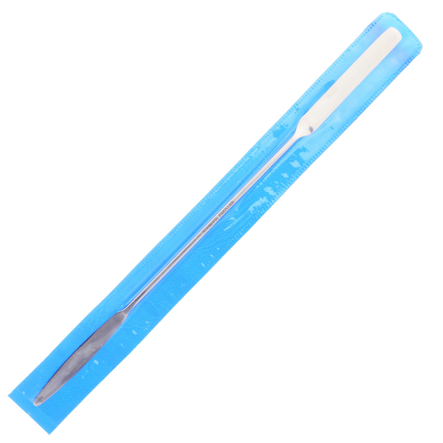 Fisherbrand微型刮刀200mm 实验室304不锈钢平圆头双头微量刮刀