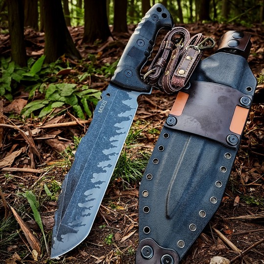Cross-border short knife, outdoor knife, forged firewood knife, outdoor camping knife, obstacle-clearing straight knife, multi-functional fruit knife