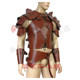 Medieval Leather Armor Breastplate Shoulder Armor Viking Split Cyberpunk Knight Cosplay Props Wearable Armor