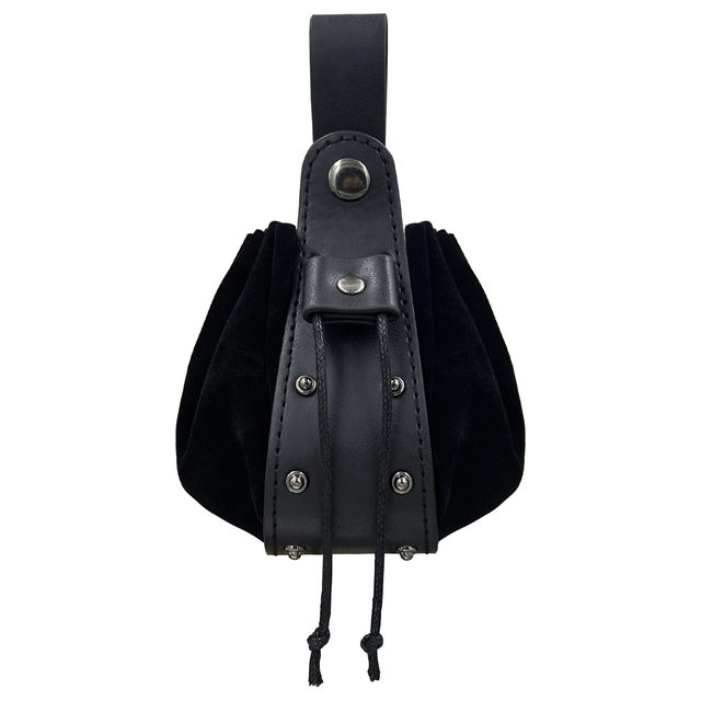 Viking-Style Medieval Rivet Pouch, Can Be Hung on a Belt, Coin Purse, Retro Waist Bag, Cosplay Small Bag, Link