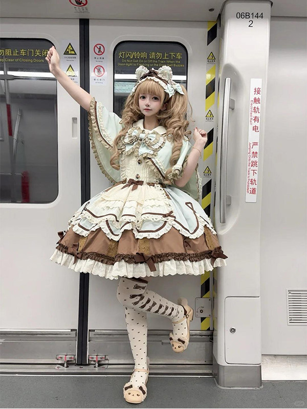 そ*る様 チョコミント ロリータ jsk 海外 O1CN017vDQr51KzDmnZmrmr_!!