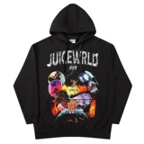 Rulee Juice Wrld Hip -Hop Vintage Retro Raw Hat -свитер зимой плюс бархатные длинные рукава