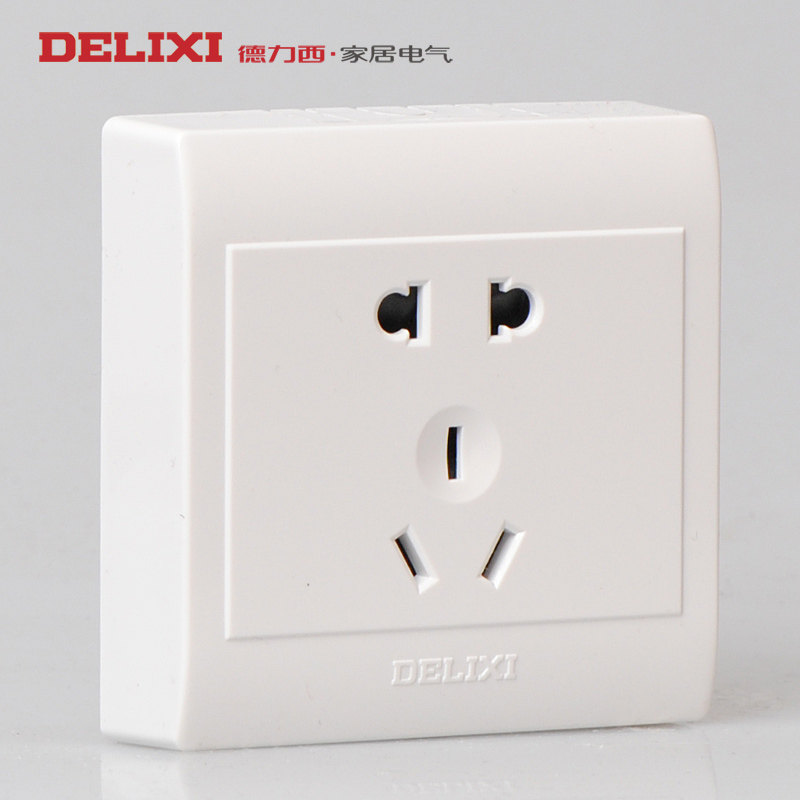 Delici Five - hole Socket Cleanse Two or Three - plug 5 - hole Wall Switch CD130