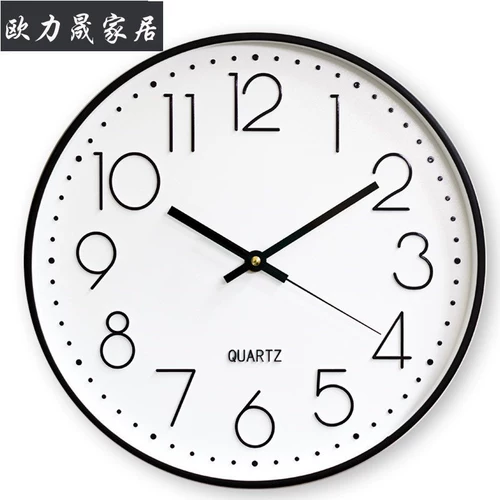 12 -дюймовые часы на стене часы кварцец современный