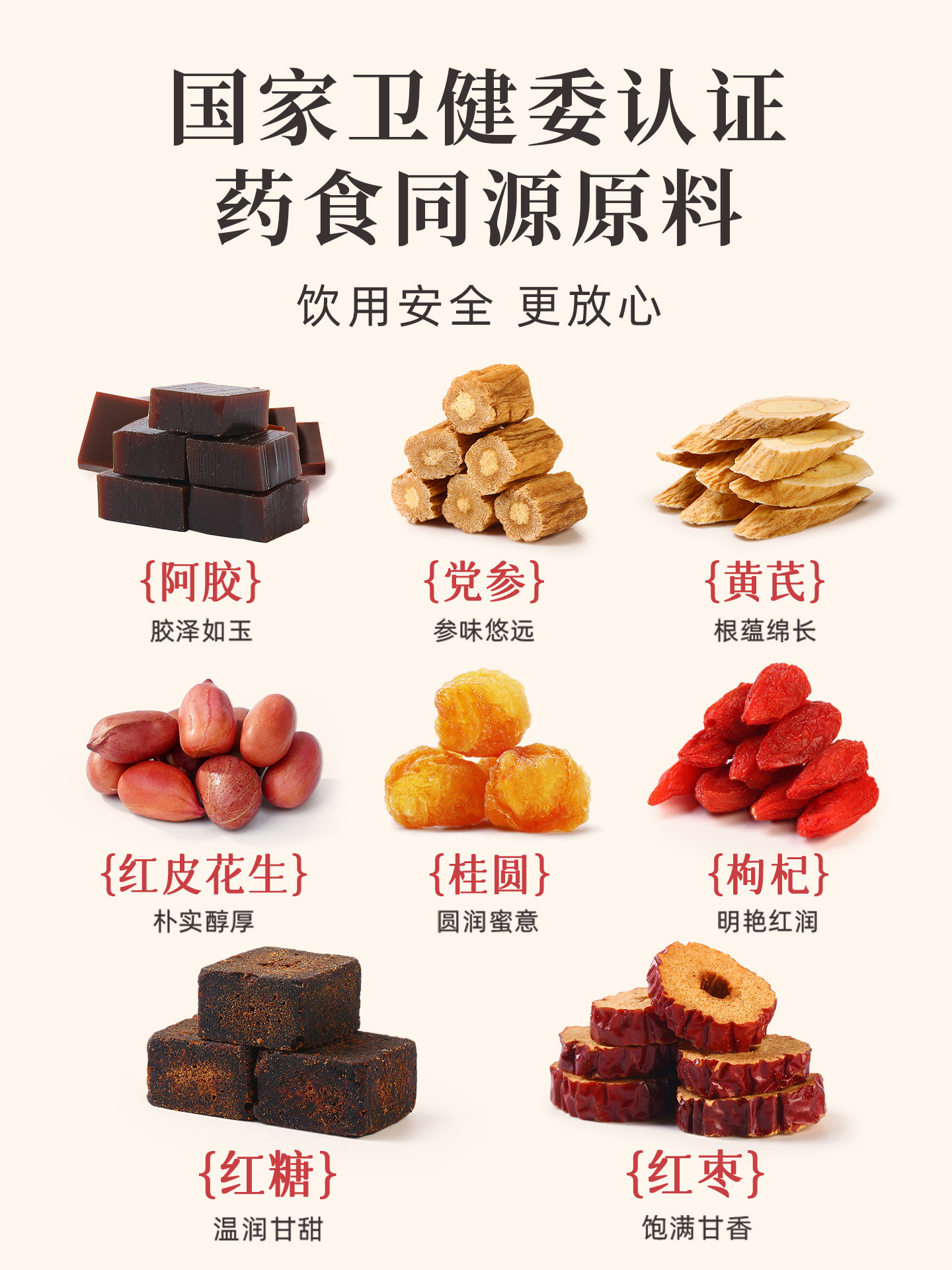 [Postpartum Qi and Blood Tea]Postpartum Recovery Tea for Replenishing Energy after a Miscarriage, Nourishing Blood, and Health-Preserving Supplements