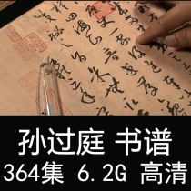 Chen Zhongjian Sun Guoting Book Book Calligraphy Teaching Video Tutorial 358 Lectures Brush Practice Calligraphy Ou Yanliu Zhao Wei