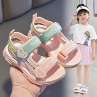 Детские летние сандалии, детская пляжная обувь для принцессы, туфли, подходит для подростков, мягкая подошва