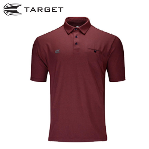 Спортивная одежда для дартса TARGET Discovery Darts FLEXLINE POLO RUBY рубинового цвета 2020 Изображение 1