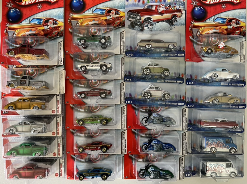 【11.14 Christmas】Hot Wheels Holiday Christmas Holiday Canister Six-Wheel War Horse Texas
