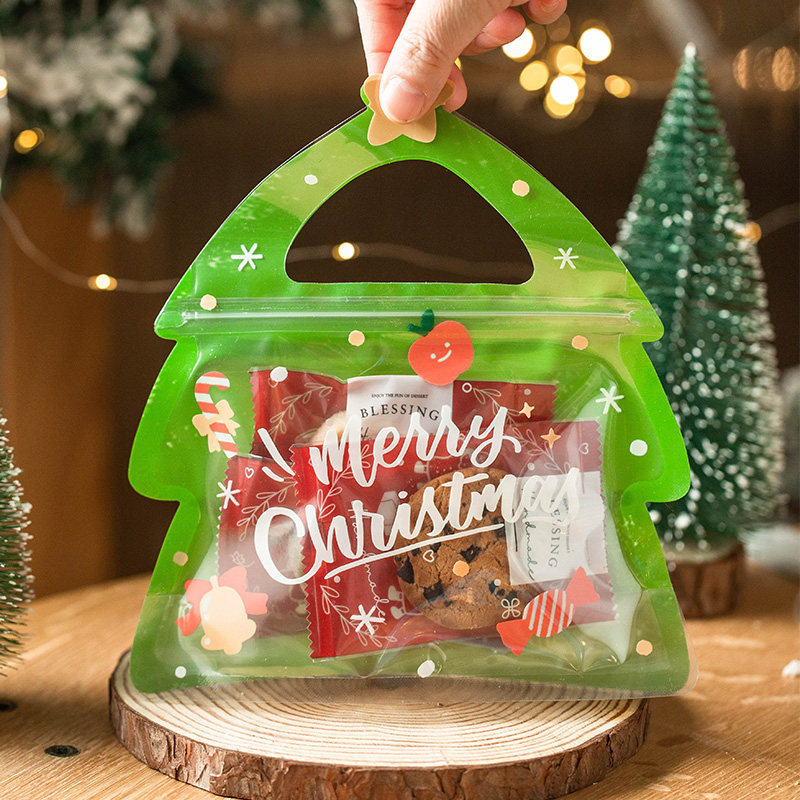 Christmas Candy Packing Bag Cookies cookies Bag Milk Crisp Pockets Snowflake to bake too Princess Sugar 3157-Taobao