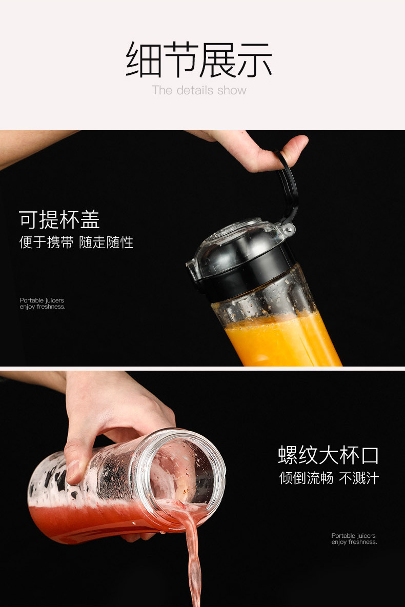 máy ép nước cốt dừa Bò máy ép trái cây GJ201 hộ gia đình điện đa chức năng cầm tay inox rán nước ép máy nấu ăn - Máy ép trái cây máy ép trái cây công nghiệp