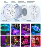 Обновленные погруженные светодиодные фонари с удаленным подводным бассейном L