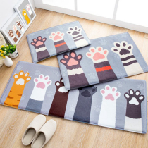 Door mat Carpet Door mat Cartoon door mat Bedroom bathroom Non-slip kitchen bathroom Household