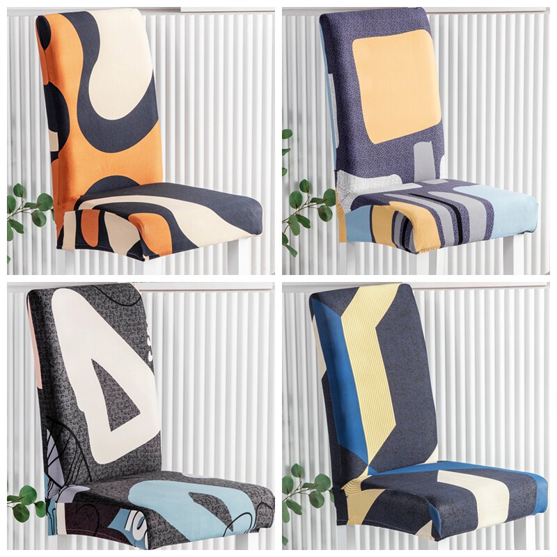 Elastic universal universal dining table chair cover Nordic cushion backrest integrated 2022 bench protection wood seat cover