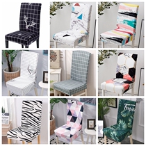 Elastic dining table chair cover Nordic simple universal 2021 bench stool cover cloth cover household ins seat cover
