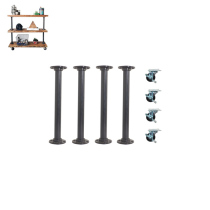 Water pipe partition American country iron industry wine rack bracket floor Shelf shelf bookshelf retro bookshelf loft