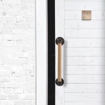 American Retro Iron Art Water Pipe Wooden Door Industrial Wind Nostalgic and Ming Clothing Canal Warehouse Door Barn Door Size Door Handle
