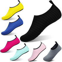 Hot selling new beach socks snorkeling shoes mens and womens diving and swimming soft-soled socks quick-drying non-slip anti-cut creek wading shoes