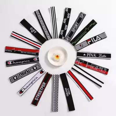 Fashion sports headband Korean version of short hair hair band male tide sweating headscarf South Korea Harajuku Hip Hop Street trendy people