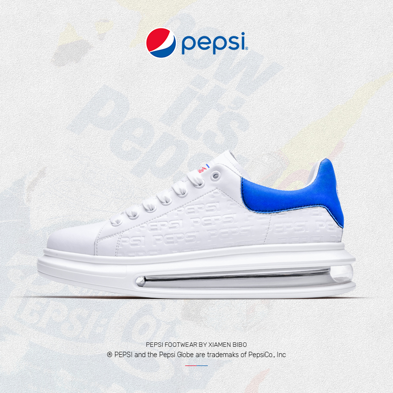 Pepsi Cola men's shoes 2022 new white sneakers winter casual autumn and winter small white shoes tide brand shoes men's white shoes