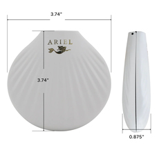 Косметические инструменты ariel seashell compact mirror