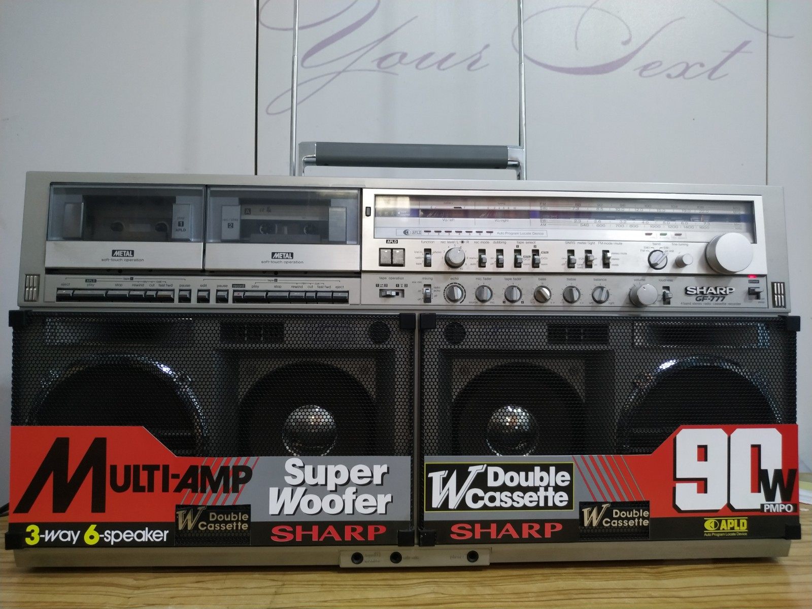 Japanese original secondhand recorder Sharp GF777 recorder