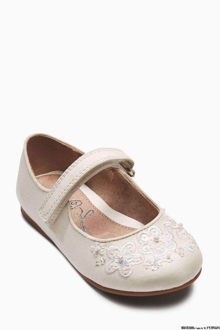 Children's clothing NEXT16 spring and summer new girls' ivory women's concubine flat shoes - Taobao