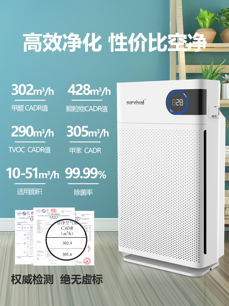 Senchen air purifier Household in addition to formaldehyde haze sterilization in addition to second-hand smoke odor Room living room purifier