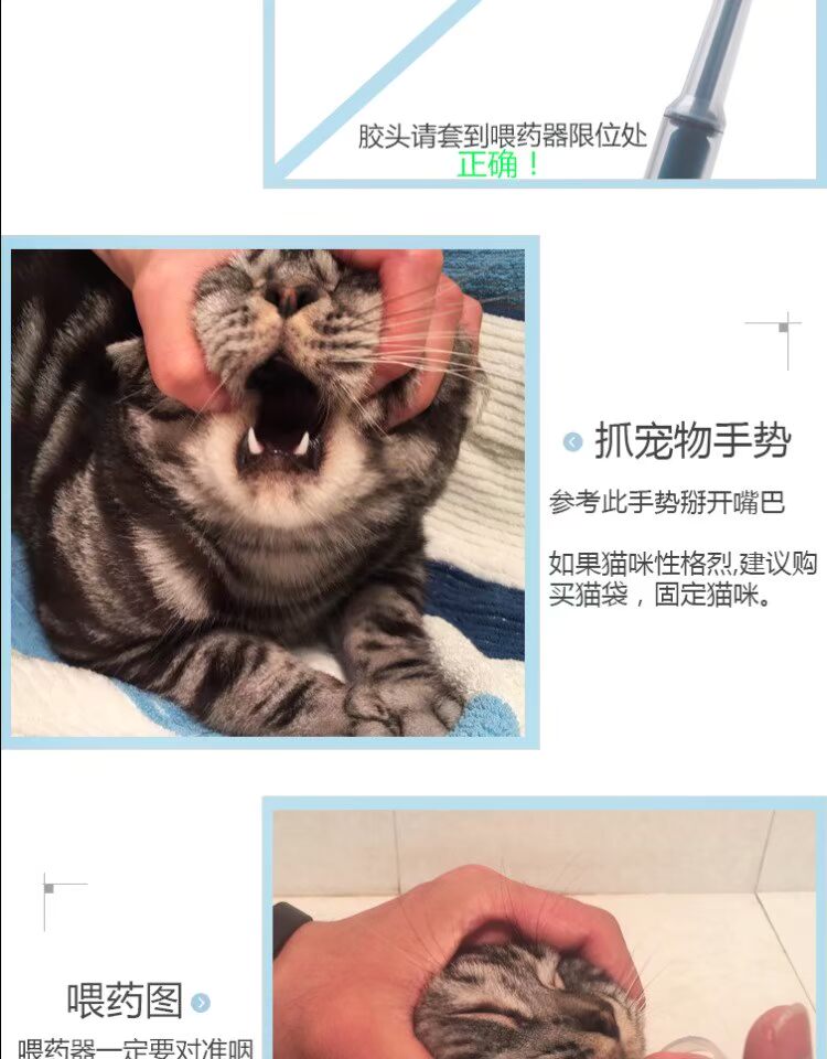 Thiết bị cho ăn vật nuôi chó mèo ăn thanh mèo cho chó ăn thuốc rắn chất lỏng kim phun nhỏ giọt - Cat / Dog Medical Supplies súng tiêm thuốc