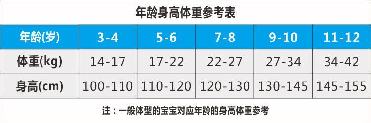 Таблица размеров