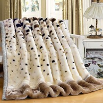 Blankets winter thickened raschel blanket double layer blanket