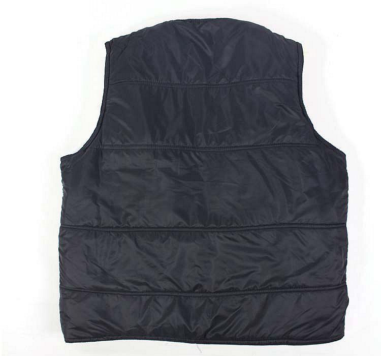 Mùa đông trung niên áo len lông thú một nam da cừu len da vest vai dày cotton ấm áp áo chi lê