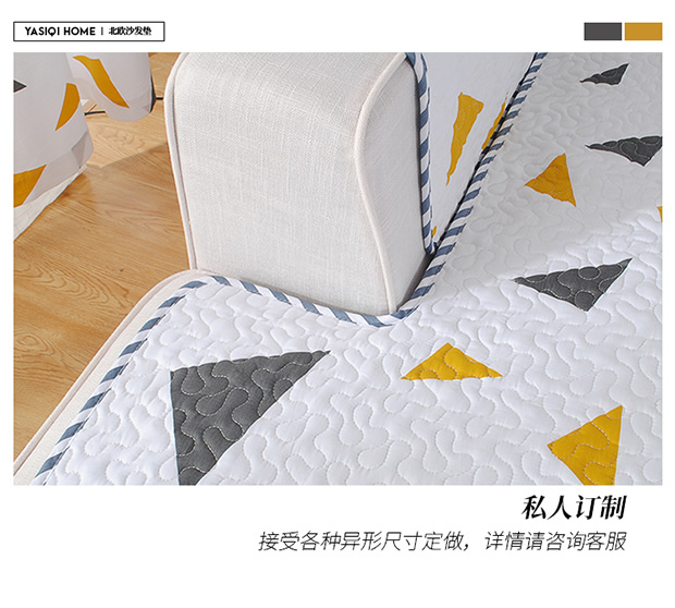 Bắc Âu vải bông đệm sofa đệm tựa lưng khăn Four Seasons chung nhỏ gọn sofa hiện đại custom-made khăn bông - Ghế đệm / đệm Sofa đệm da ghế gỗ