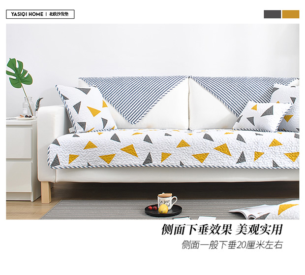 Bắc Âu vải bông đệm sofa đệm tựa lưng khăn Four Seasons chung nhỏ gọn sofa hiện đại custom-made khăn bông - Ghế đệm / đệm Sofa đệm da ghế gỗ