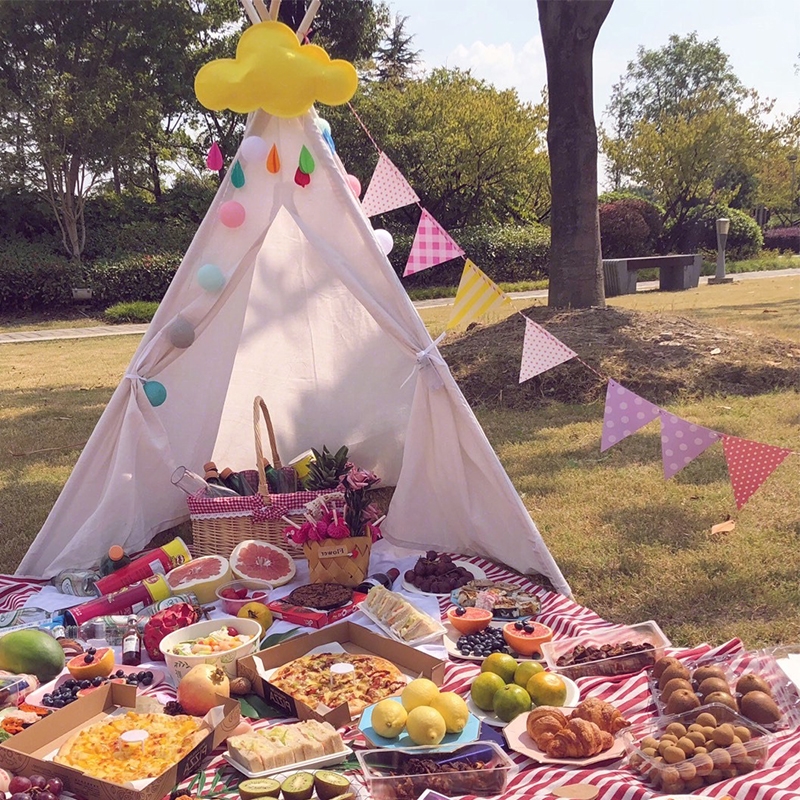 Picnic Picnic Tent Goods COUNTRYSIDE COUNTRYSIDE BIRTHDAY ARRANGED OUTDOOR TOY HOUSE PHOTO INS WIND SMALL HOUSE