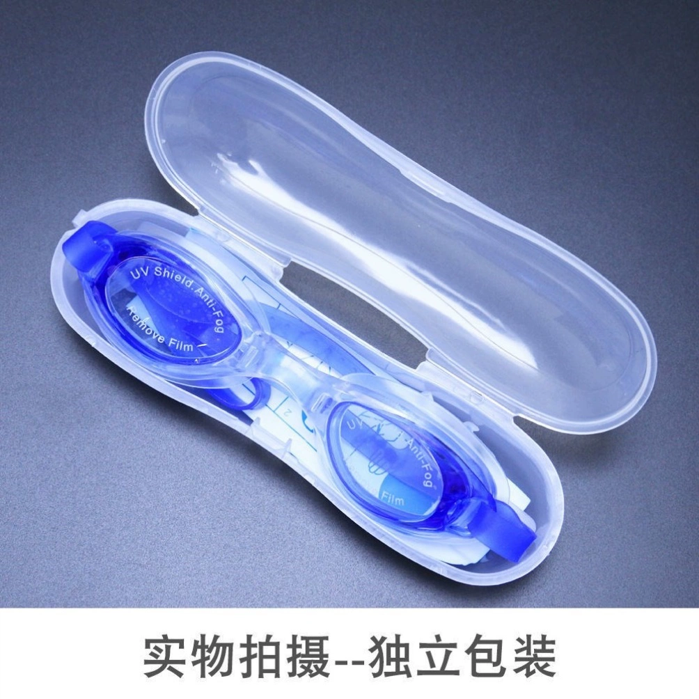 Kính bơi nam và nữ kính bơi chống nước sương mù HD khung lớn thoải mái và có thể thay thế bảo vệ sống mũi cạnh tranh - Goggles