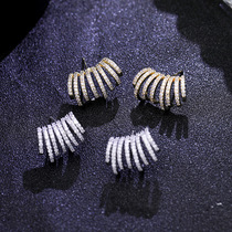 Hong Kong (designer) RVY 2021 New Korean temperament earrings earrings simple versatile short earrings