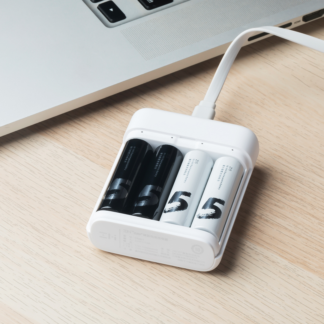 Purple Rice Nickel Hydrogen 7 Rechargeable Battery Remote Control Toy 4 Sections Large Capacity Durable Universal 5 Charger Suit