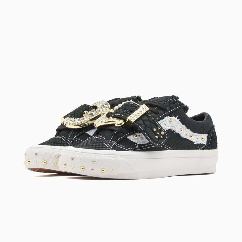 Vans Old Skool 36 X Metagirl Men's and Women's Low-Top Metal Buckle Sports and Leisure Canvas Sneakers