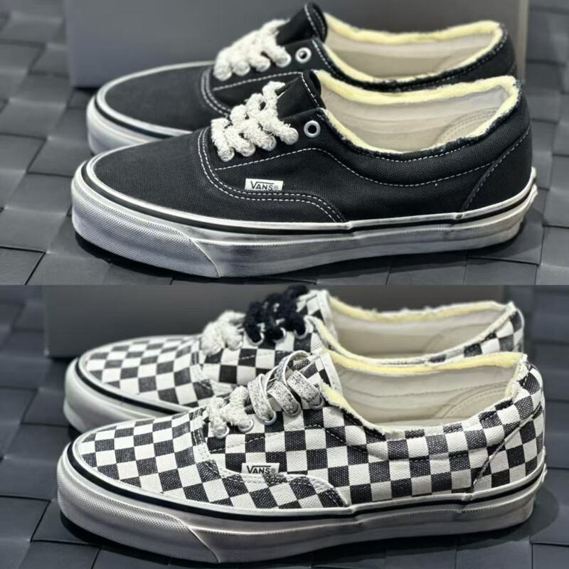 Vans Era 95 Dst Otw High-End Distressed Checkerboard Low-Top Retro Casual Canvas Shoes Vans Era 95 Dst Otw High-End Distressed Checkerboard Low-Top Retro Casual Canvas Shoes